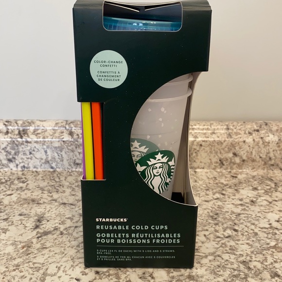 Starbucks Reusable Color Change Cups- NIB